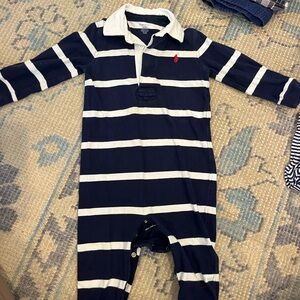 Ralph Lauren Polo Onesie with Snaps